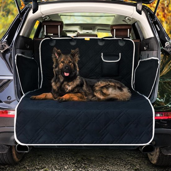 Hondenkofferbakbekleding, voor Ford kuga 2019-2024 Honden Antislip Kofferbak Hondendeken voor Auto's Bumperbeschermer Liner met Zijbescherming