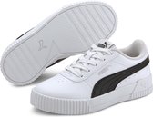 PUMA Carina Snake PS Meisjes Sneakers - White/Black - Maat 29