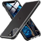 TPU Back Cover - hoesje transparant met Geschikt voor: iPhone 11 Pro -  zwart rand