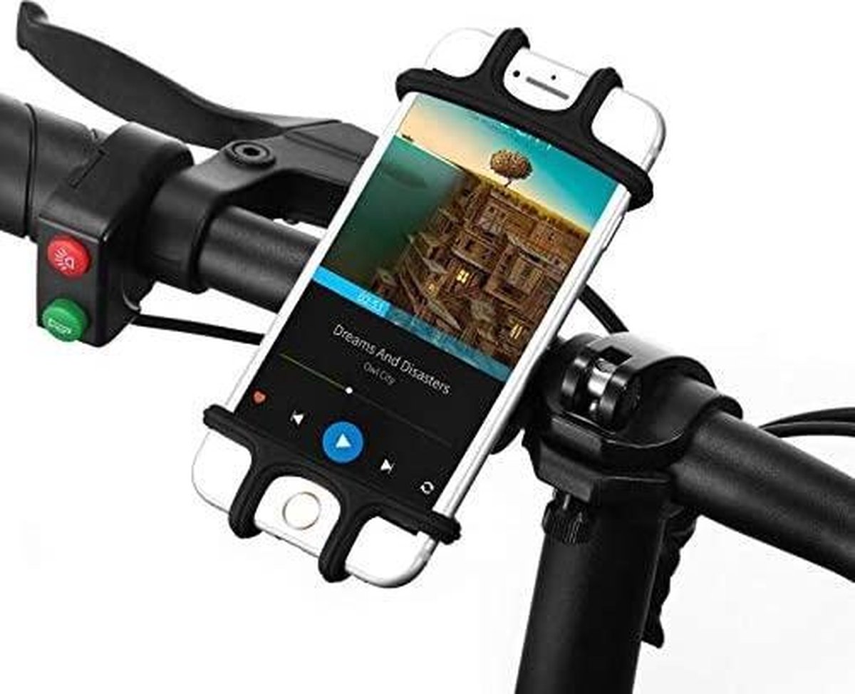 Fietstelefoonhouder Geschikt voor: iPhone Universele Samsung mobiele telefoonhouder Fietsstuurhouder GPS-houder