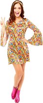 Amscan Verkleedjurk Rainbow Hippie Dames Polyester Maat S