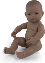 Miniland Baby Doll Girl Avec Parfum Vanille 40 Cm Marron