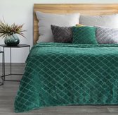 Luxe bed_deken_Brulo_Polyester_sprei_150x200 cm_Gewicht-250 GSM GSM__turkoois