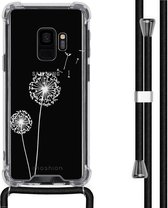 iMoshion Design hoesje met koord voor de Samsung Galaxy S9 - Paardenbloem - Wit