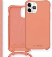 iMoshion Color Backcover met afneembaar koord iPhone 11 Pro hoesje - Peach