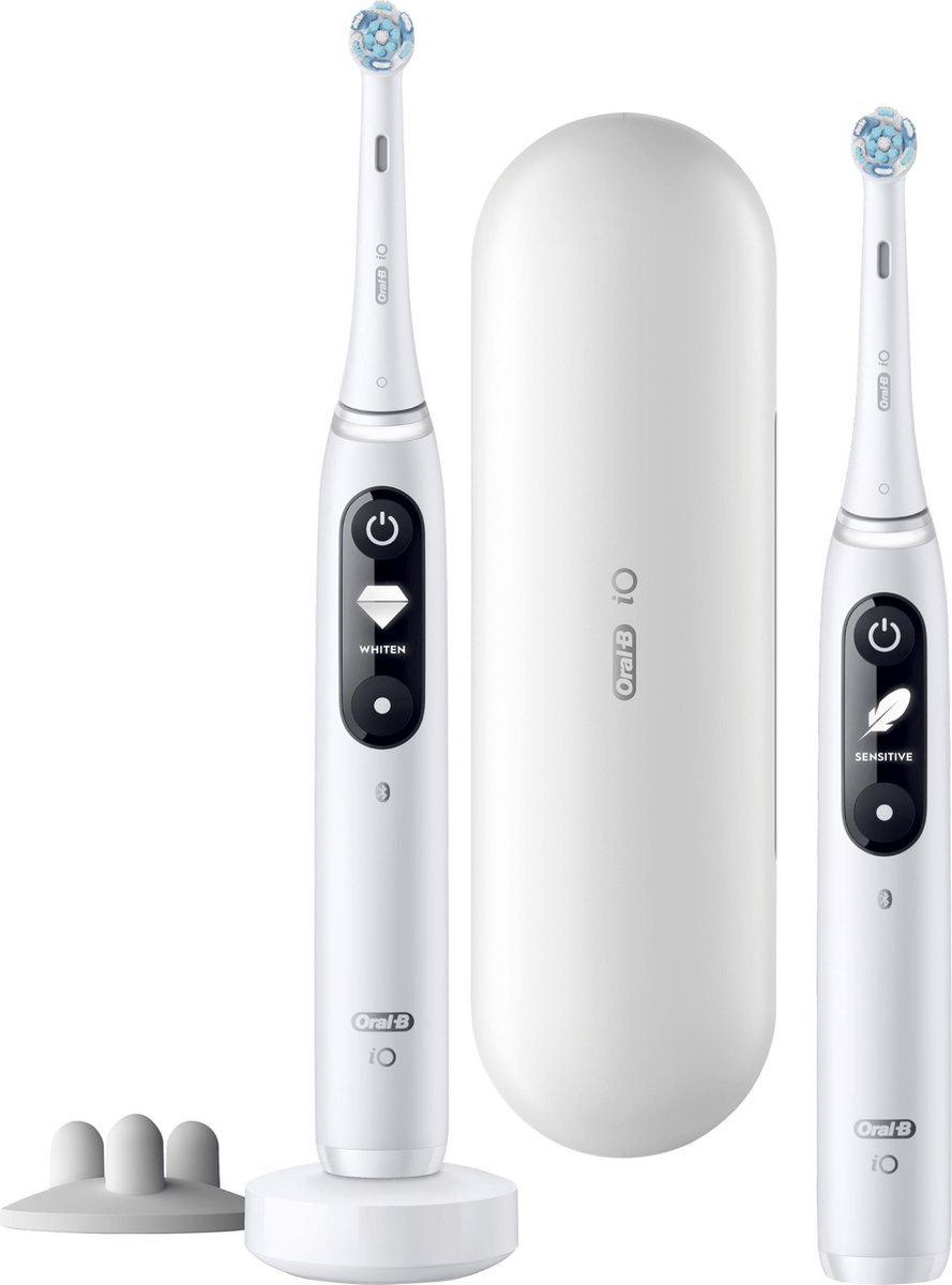 Verzorgingsproducten Oral-B iO - 7s - Elektrische Tandenborstels Wit, Duopack