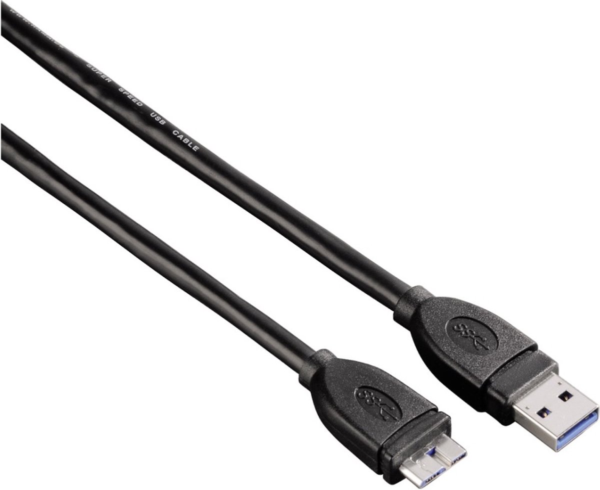 Hama kabel USB 3.0 A-micro B 0.75m