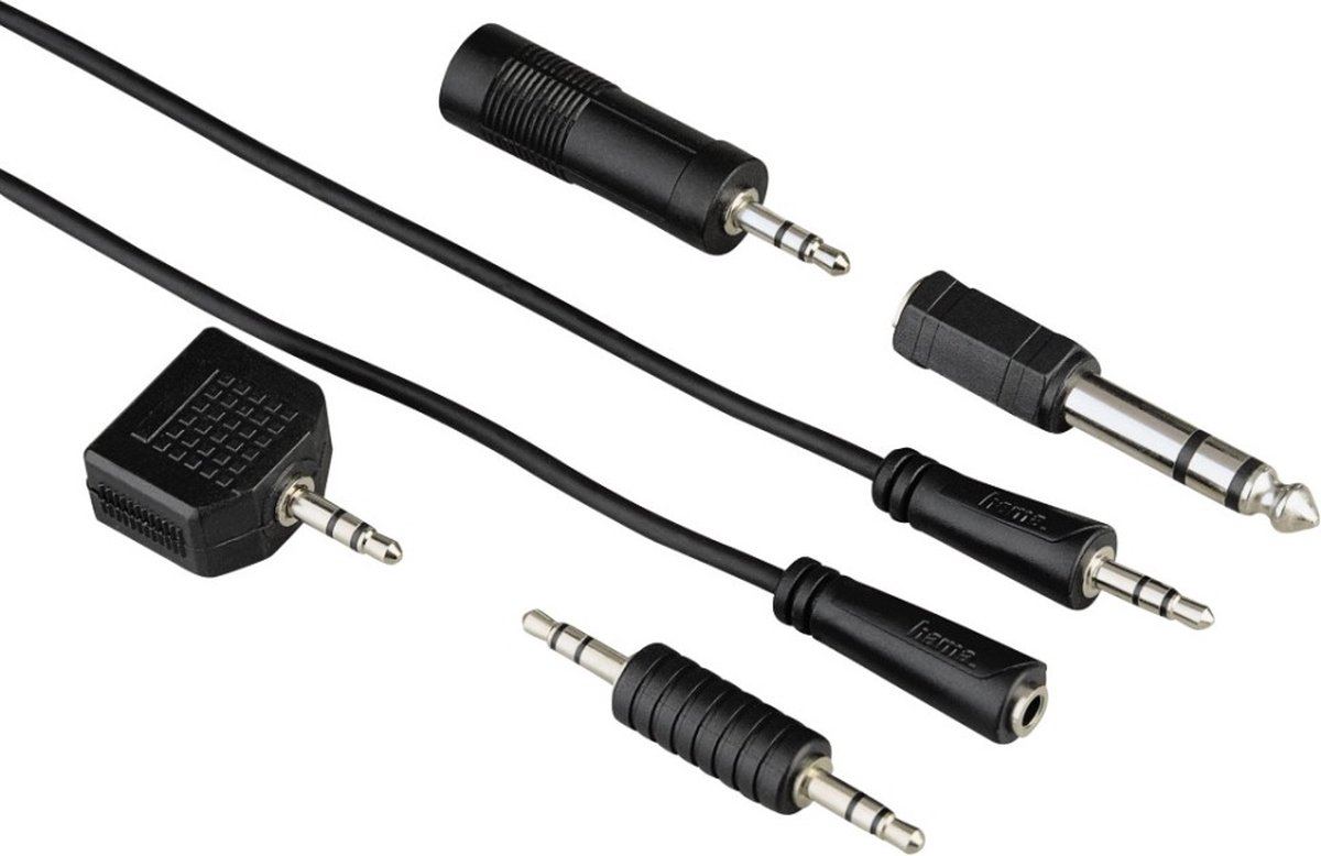 Hama audio connectiekit jack 2.5m, 1ster