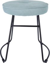 Sortio Home - Barkruk Bristol Low - Licht blauw - Velvet