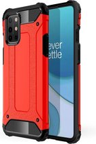 OnePlus 8T Hoesje - Armor Hybrid - Rood