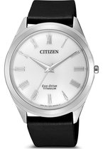 Citizen  BJ6520-15A Horloge - Leer - Zwart - Ø 38 mm