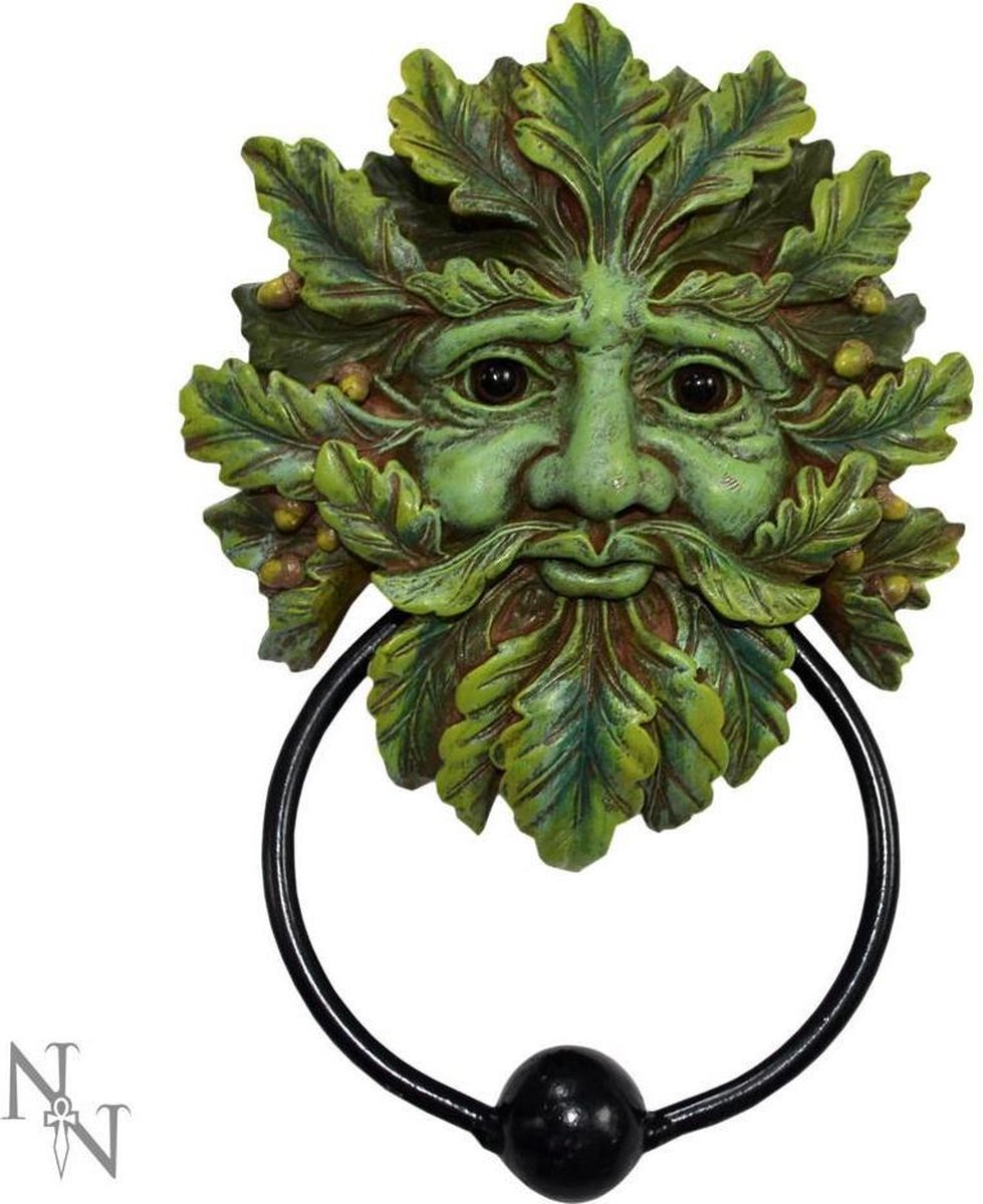Nemesis Now - Green Man Deurklopper - Groen