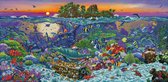 Diamond Painting Volwassenen - Ronde Steentjes - Volledig Pakket - Hobby - Diamond Dotz® - DD18.001 - Dieren - Kleurrijk koraalrif met eiland 132 x 65cm