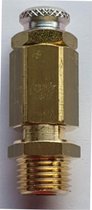 Compressor veiligheidsventiel instelbaar van 8-12 bar 1/4" aansluiting