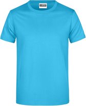 James And Nicholson Heren Ronde Hals Basic T-Shirt (Turquoise)