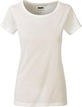 James and Nicholson Dames/dames Basic Organic Katoenen T-Shirt (Natuurlijk)