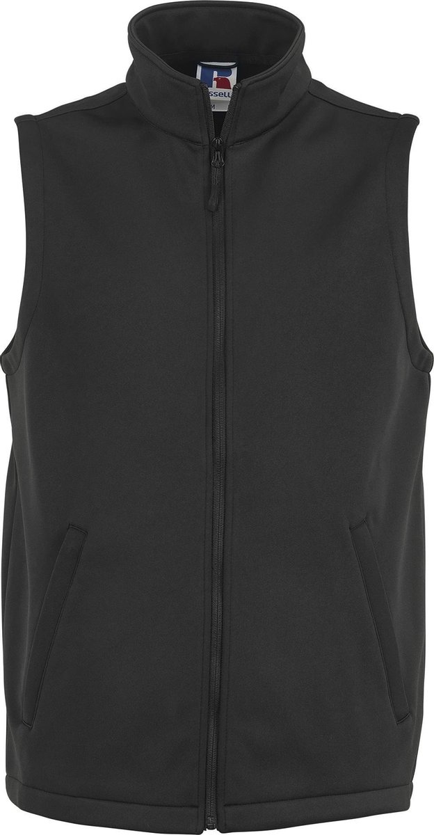 Russell Heren Smart Softshell Gilet Jacket (Zwart)