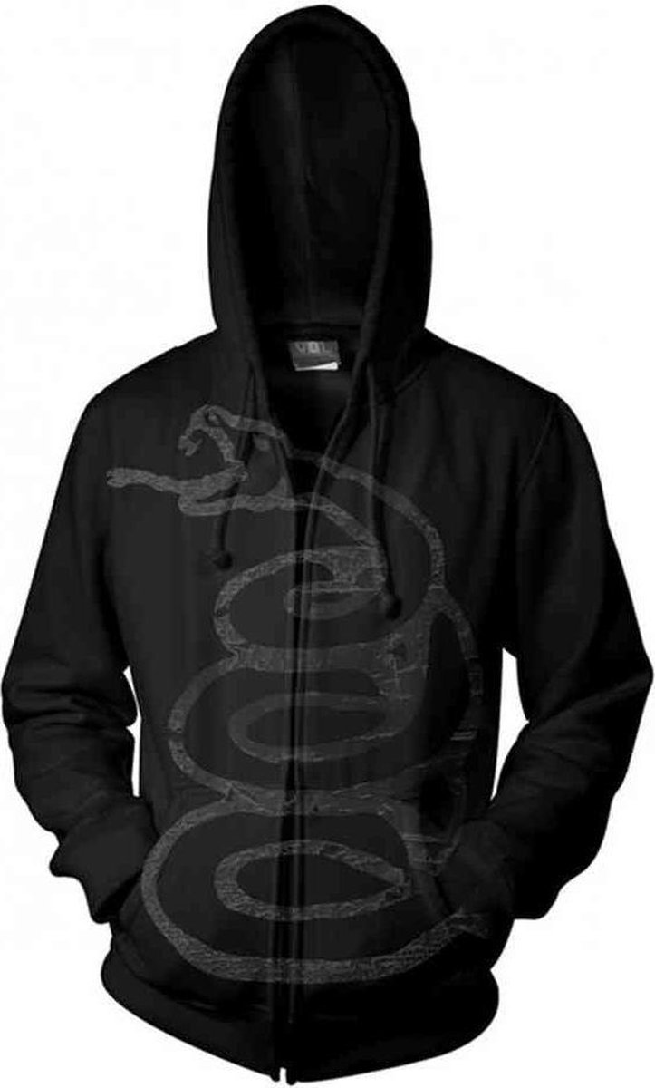 Metallica Vest met capuchon -XXL- Black Album Burnished Zwart
