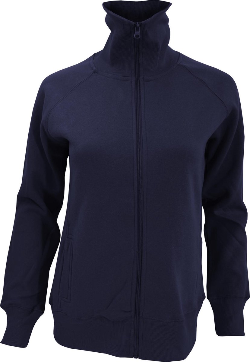 SOLS Dames/dames Soda Full Zip Active Sweat Jacket Marine Blauw