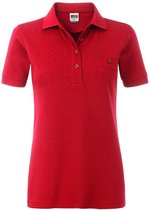 James and Nicholson Dames/dames Werkkleding Zak Polo (Rood)