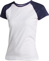 SOLS Dames/dames Melkachtig Contrast T-Shirt met korte mouw (Wit/Zwaar)
