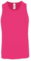 SOLS Heren Sportieve Performance Tank Top (Neonroze)