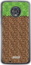 Motorola Moto G6 Hoesje Transparant TPU Case - Minecraft - Grass #ffffff