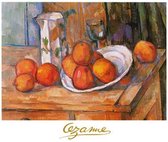 Paul Cézanne - Bricco, bicchiere e piatto Kunstdruk 80x60cm