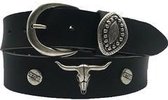 Zwarte riem - Cordoba Black  Dames riem - Broekriem Dames - Dames riem -  Dames riemen - heren riem - heren riemen - riem - riemen - Designer riem - luxe