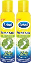 Scholl Voetdeodorant - Fresh Step Voetenenspray - 150ml x2