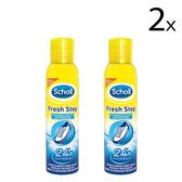 Scholl Voetdeodorant - Fresh Step Schoenenspray - 150ml x2