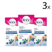 Veet Ontharingsstrips  - Benen & Lichaam - Gevoelige Huid - Easy-Gelwax - 20 stuks x3