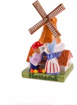 Molen Met Kuspaar 14 Cm Color Holland - Souvenir