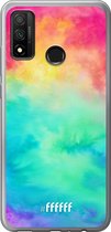 Huawei P Smart (2020) Hoesje Transparant TPU Case - Rainbow Tie Dye #ffffff