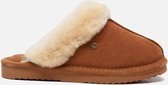 Warmbat Lismore Suede Dames Sloffen - Bruin - Maat 36