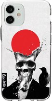 Casetastic Apple iPhone 12 Mini Hoesje - Softcover Hoesje met Design - Splash Skull Print