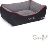 Scruffs Thermal Box Bed - Warme Hondenmand voor Koude Dagen met Superzachte Fleece hoes -  Kleur: Zwart, Maat: Extra Large