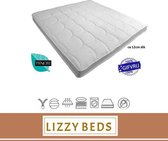 180x200 Topper Tencel - Koudschuim Hybrid - 12 cm dik