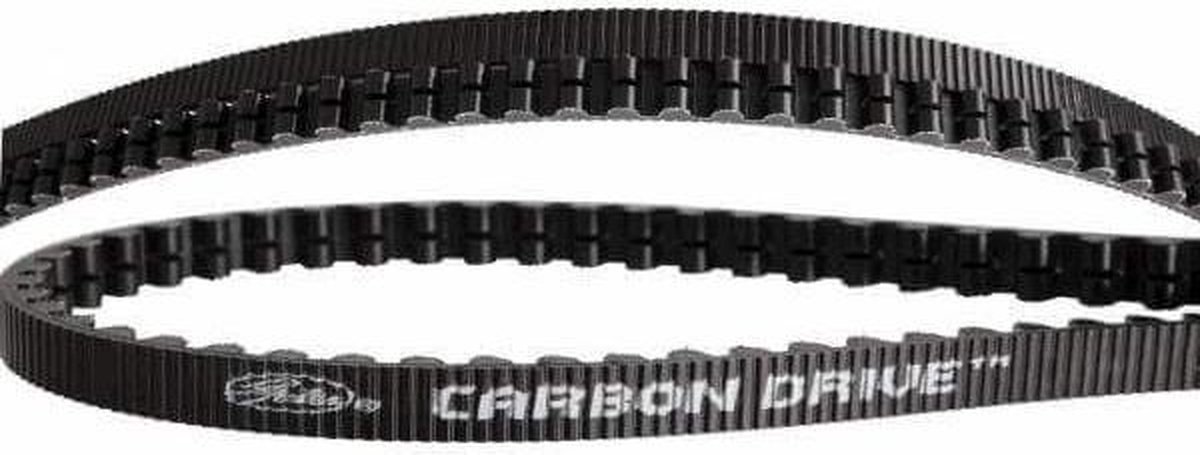 Gates CDX tandriem Carbon Drive 132T zwart