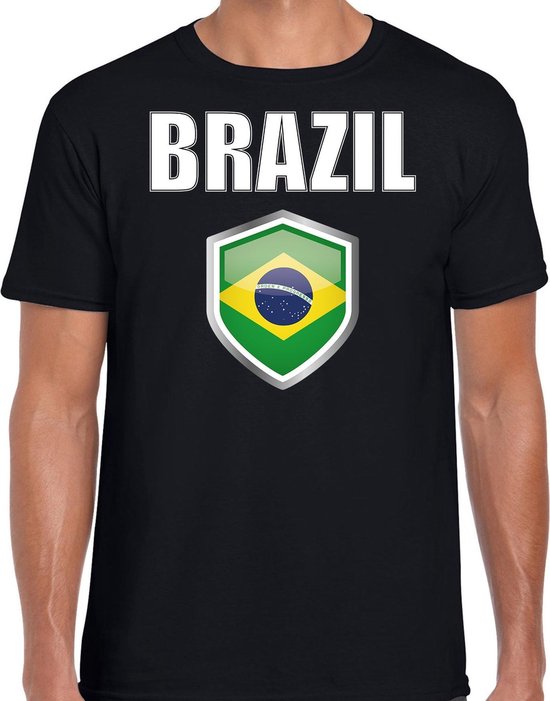 bellen ondersteboven onpeilbaar Brazilie landen t-shirt zwart heren - Braziliaanse landen shirt / kleding -  EK / WK /... | bol.com