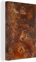 Une illustration d'une surface composée de toile de cuivre 20x30 cm - petit - Tirage photo sur toile (Décoration murale salon / chambre)