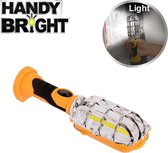 Handy Bright Latern 500 Lumen Led latern - Looplamp op batterijen - Draadloze werklamp met ophanghaak - campingtool - compacte en lichte lamp
