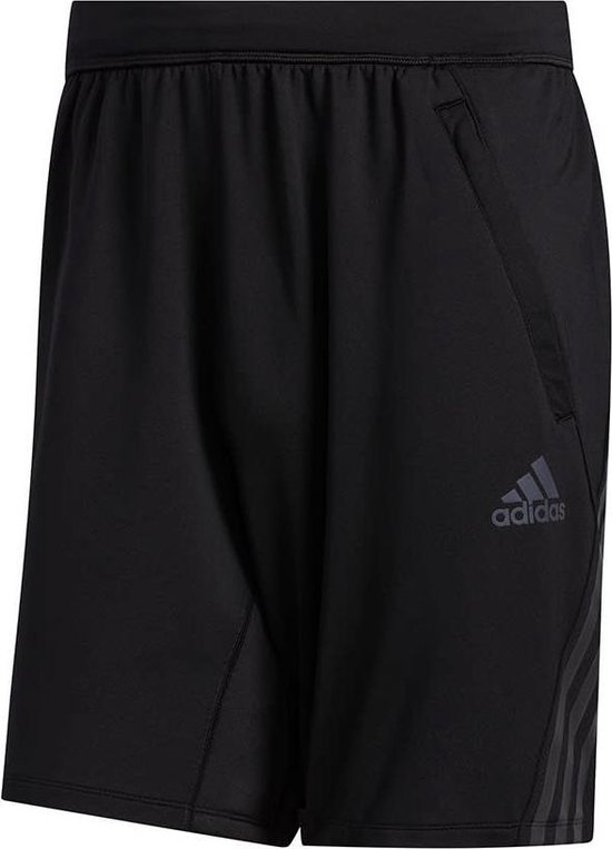 adidas Aero 3-Stripes short heren zwart | bol.com