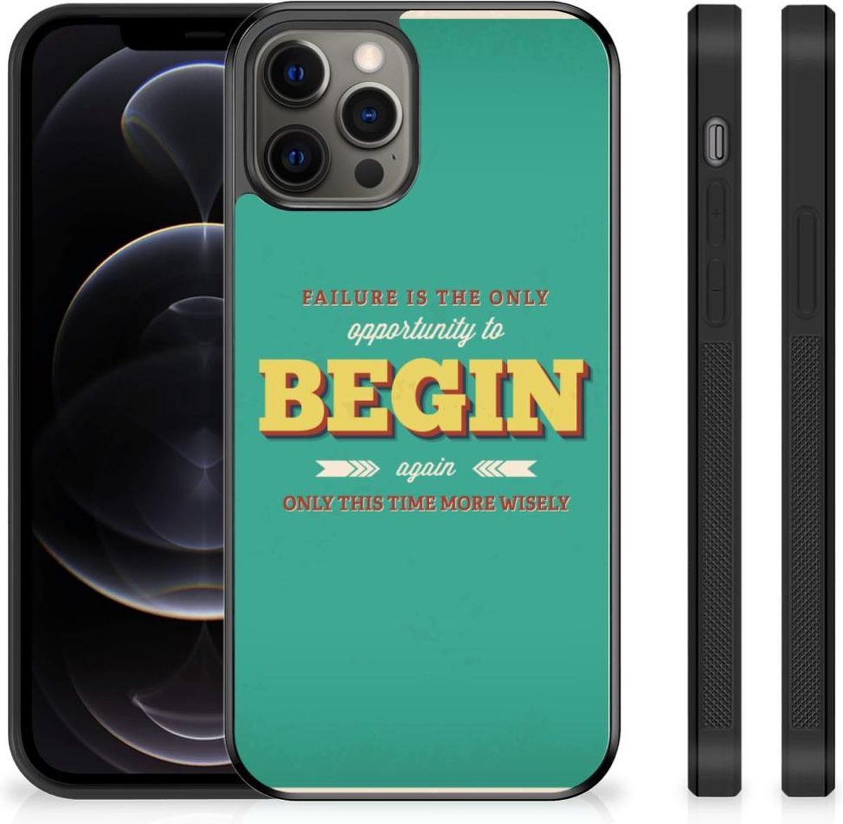 iPhone 12 Pro Max Hoesje met Quotes Quote Begin