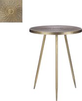 Mica Decorations Florentino Bijzettafel - H48,5 x Ø40 cm - Goud