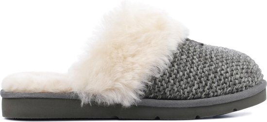 Beoordeling natuurlijk overschot UGG Vrouwen Leren Pantoffels - Cozy knit pantoffel - 40 | bol.com