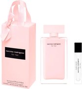 Narciso Rodriguez for Her Giftset - 100 ml eau de parfum spray + for Her Pure Musc 10 ml tasspray - cadeauset voor dames