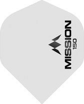 Mission Logo Std No2 - White - 150 Micron - Dart Flights