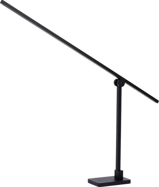 Lucide AGENA - Bureaulamp - LED Dimb. - 1x12W 2700K - Zwart