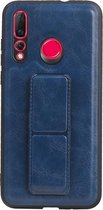 Wicked Narwal | Grip Stand Hardcase Backcover voor Huawei Nova 4 Blauw